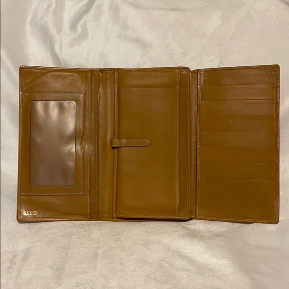 Authentic vintage Gucci wallet canvas & leather - Picture 5 of 16